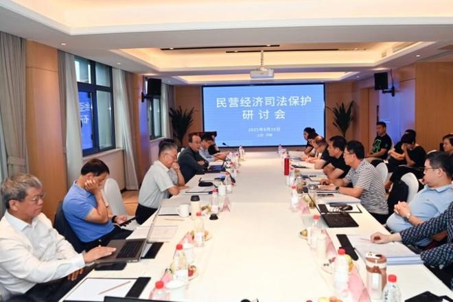 “民营经济司法保护研讨会”在济南举行