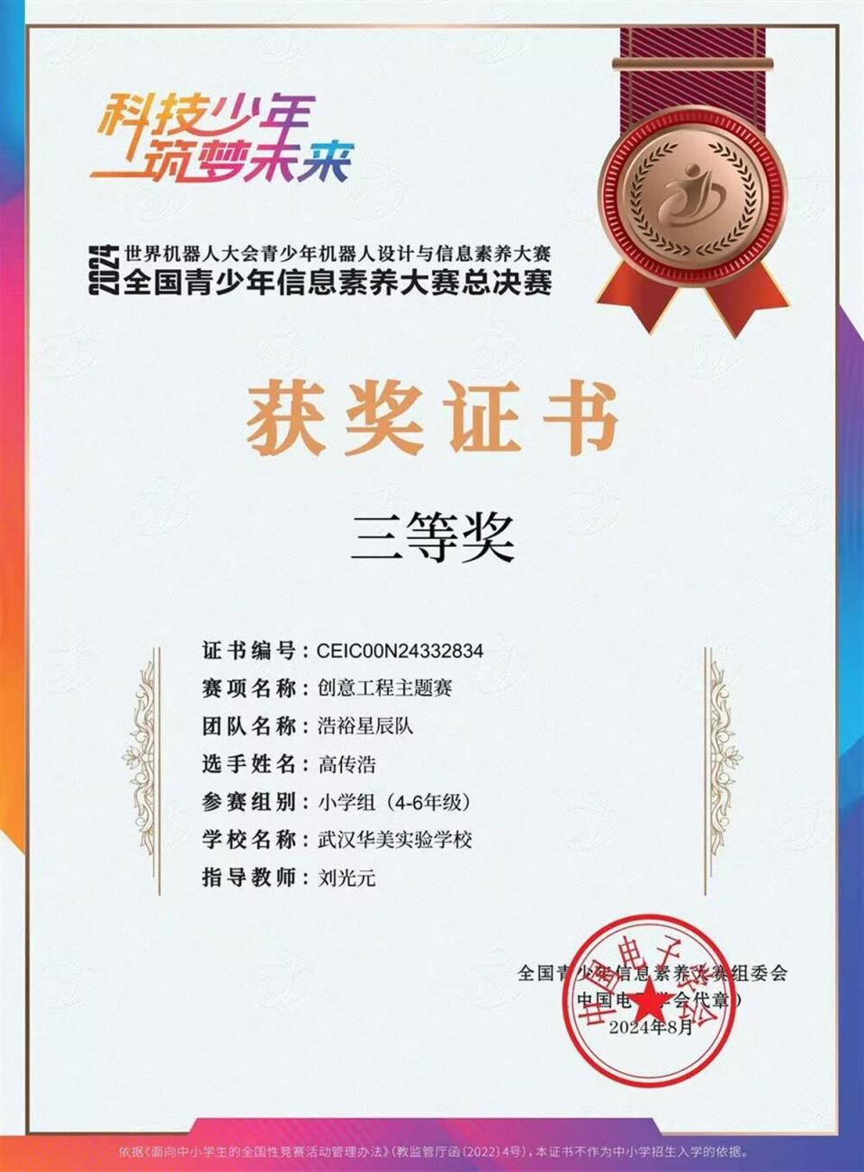 斩获国家级奖项!这所学校小学生科创屡获佳绩!